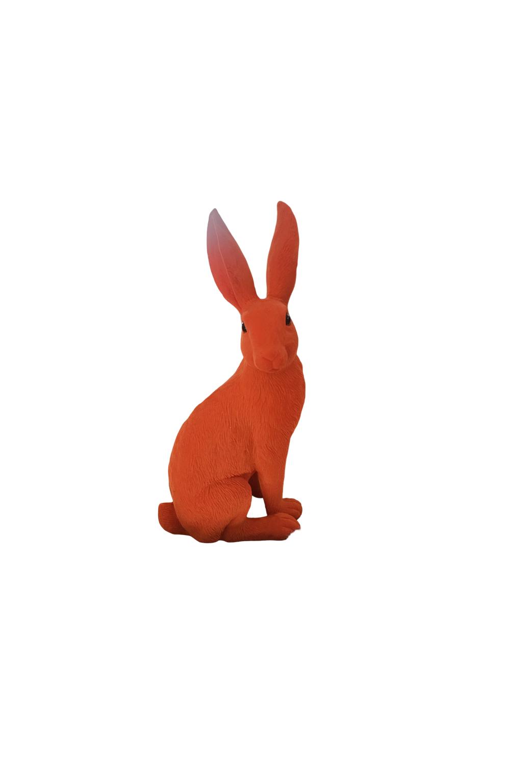 Hase Lovis; stehend; ca. 38 cm; Orange
