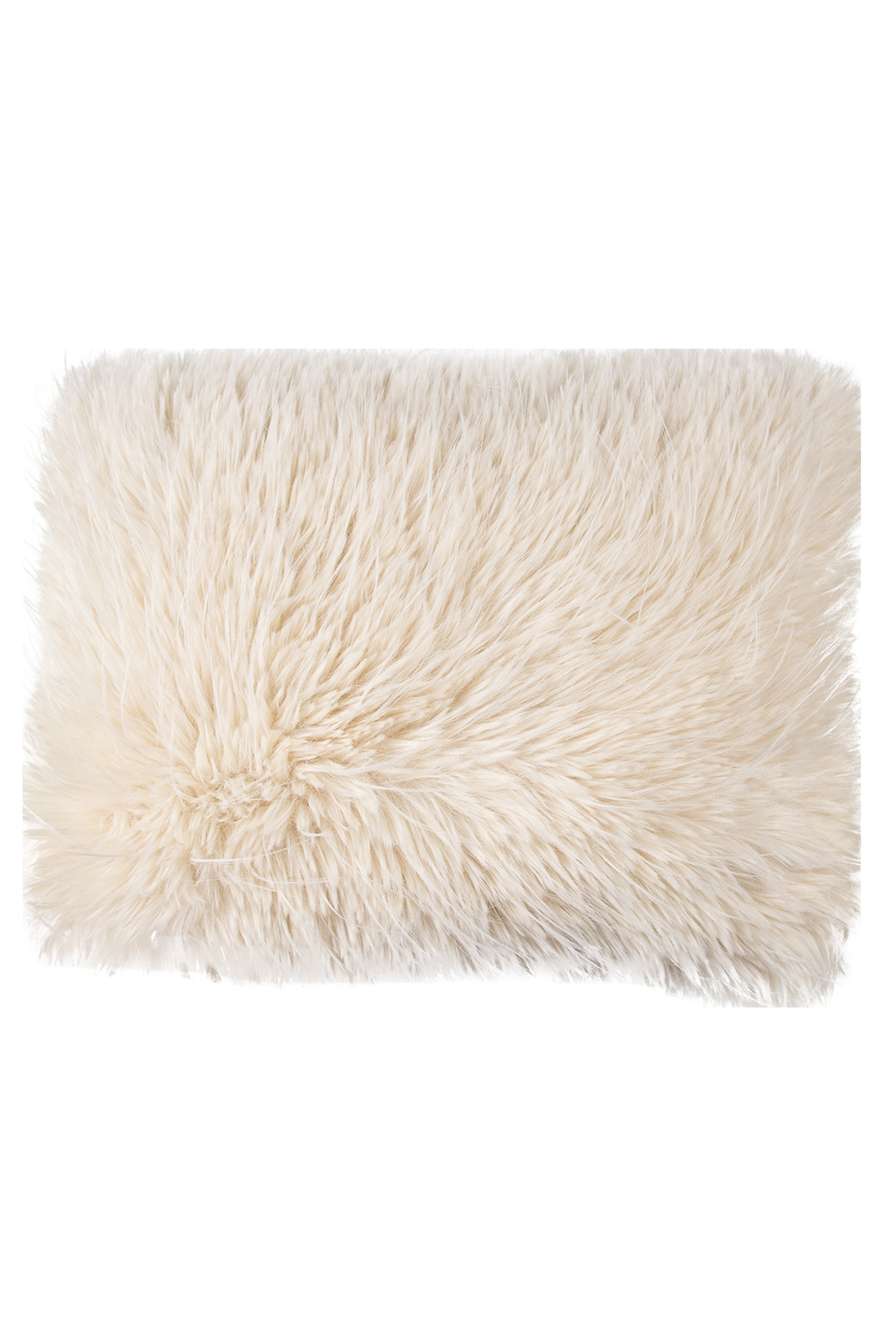 Kissen Teddy; Langhaar; 35 x 45 cm; Farbe: Creme