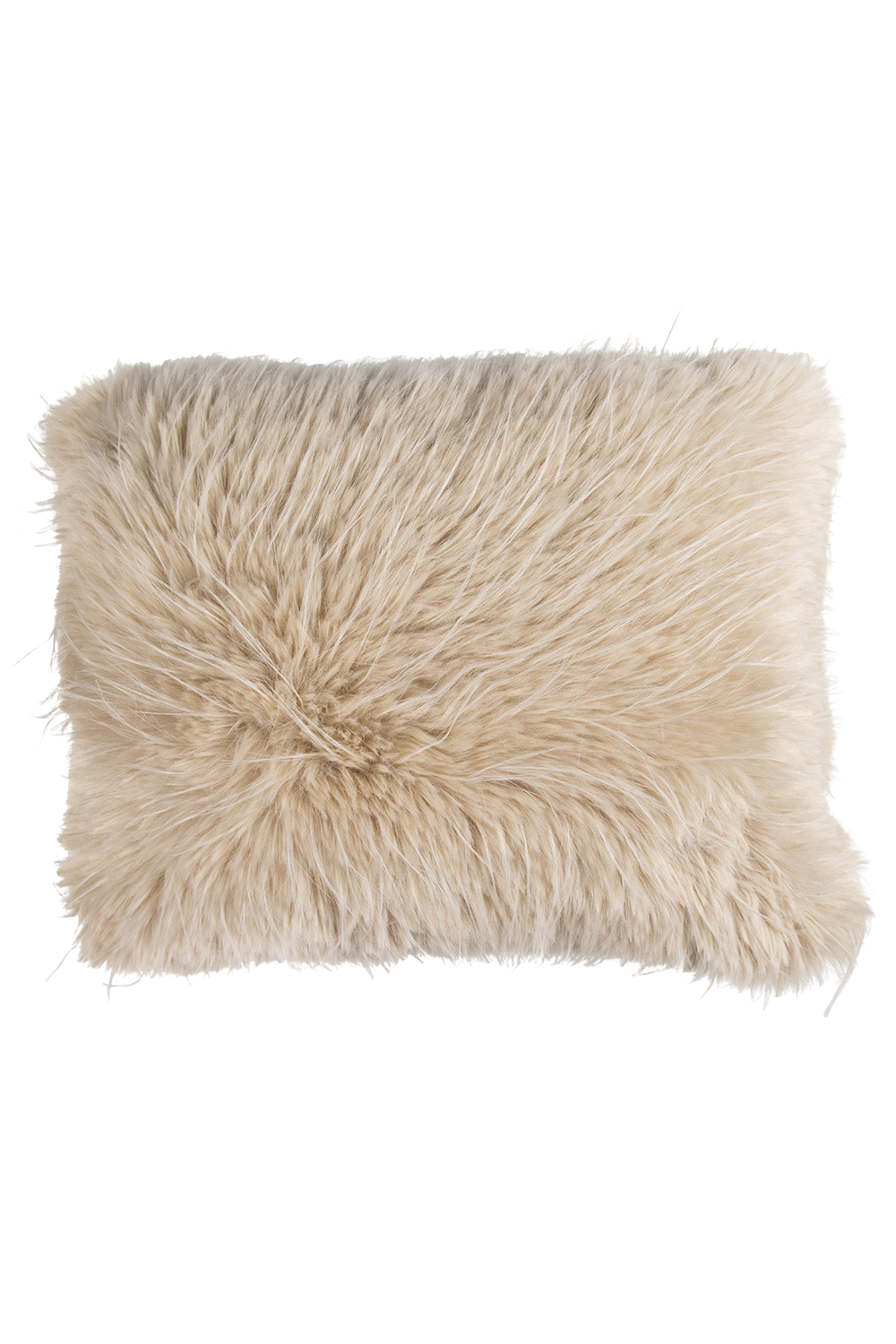 Kissen Teddy; Langhaar; 35 x 45 cm; Farbe: Beige