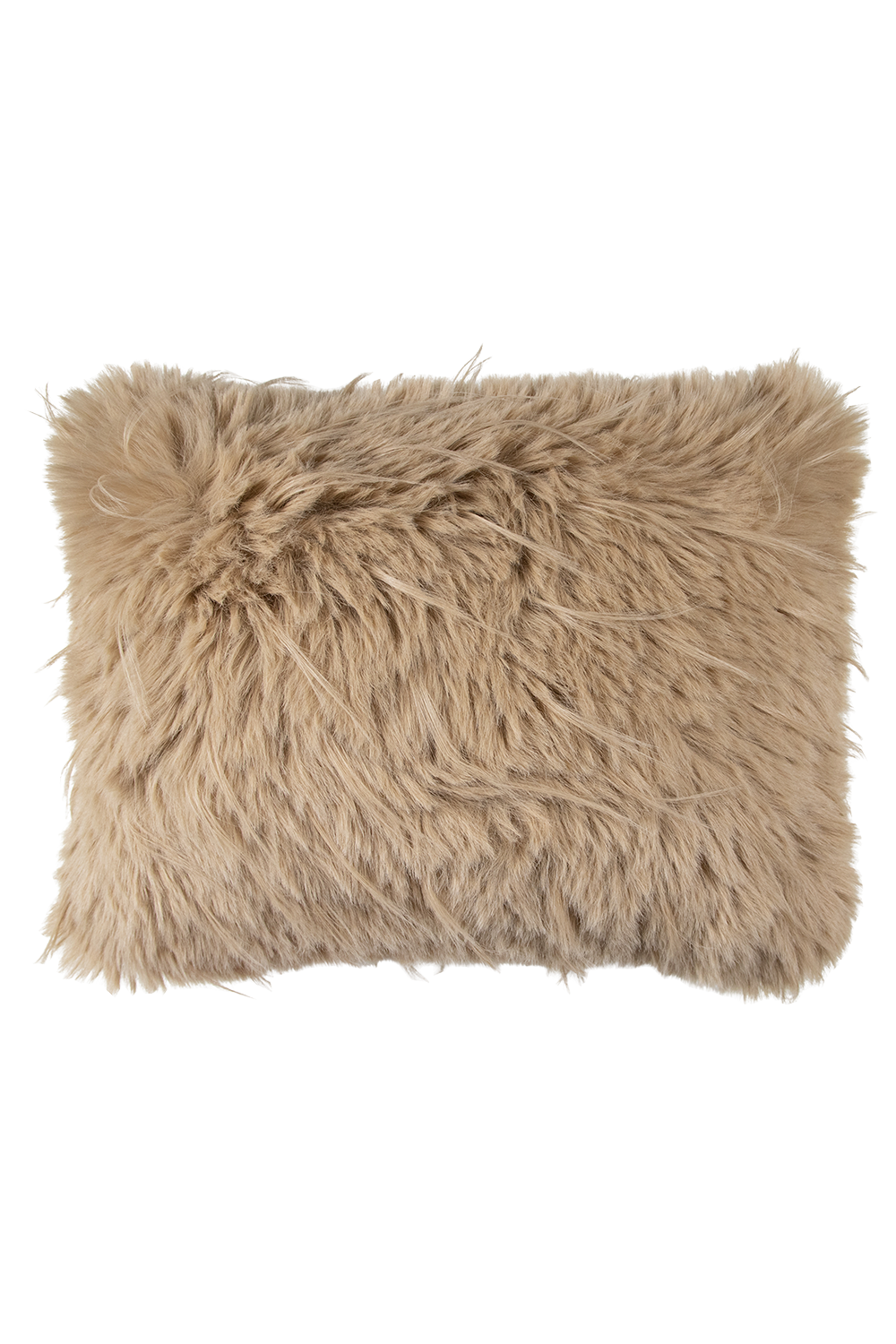 Kissen Teddy; Langhaar; 35 x 45 cm; Farbe: Cognac