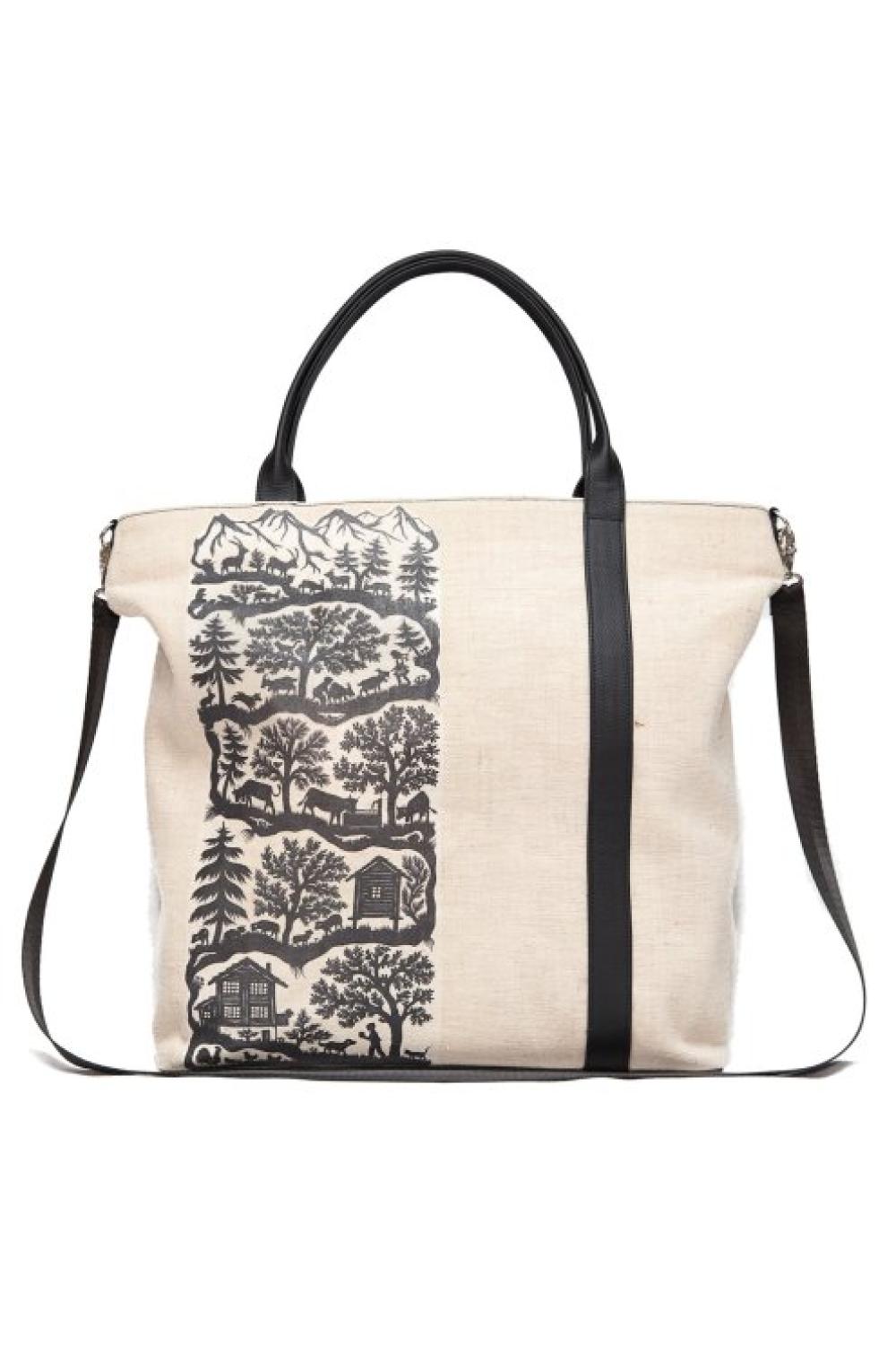 Shopper: Scherenschnitt:; 30 x 35 x 8 cm
