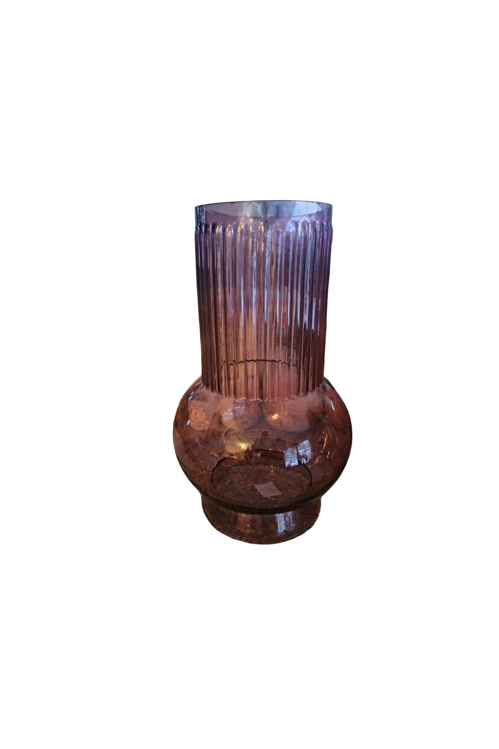 Vase; Höhe ca. 33 cm; Lila