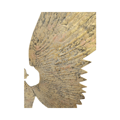 Engel stehend; Höhe: 53 cm; Farbe: Grün Antik