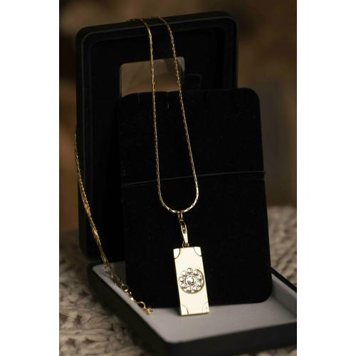 USB Stick, Schmuck-Anhänger mit echten Swarovskisteinen, vergoldet