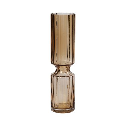 Vase Hyazinthe, Durchmesser: 8 cm; Höhe: 31,5cm; Farbe: Rauchig Grau