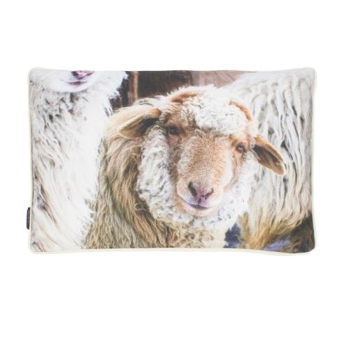 Schaf Outdoor-Kissen; Beige; 40 x 60 cm