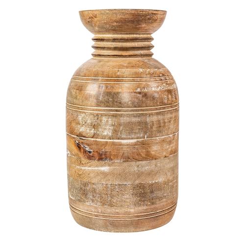 Vase Mangoholz; 23 cm