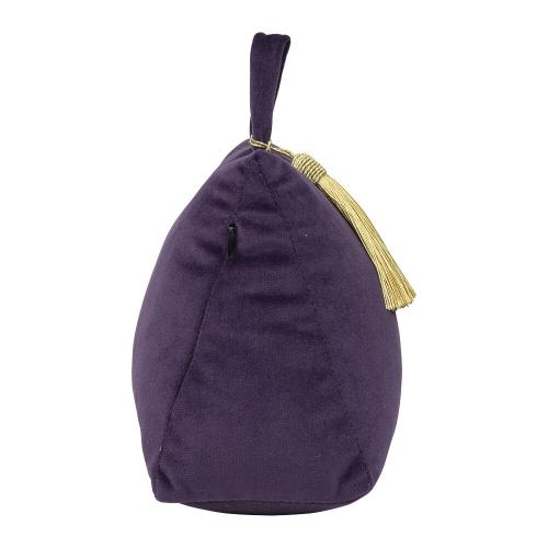 Türstopper; Samt; Pflaume