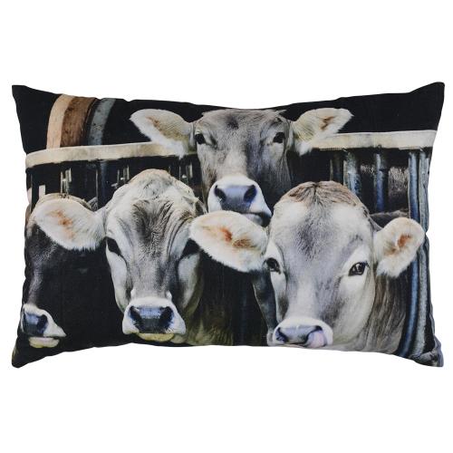 Kissen Kälber im Stall; 40 x 60 x 10 cm