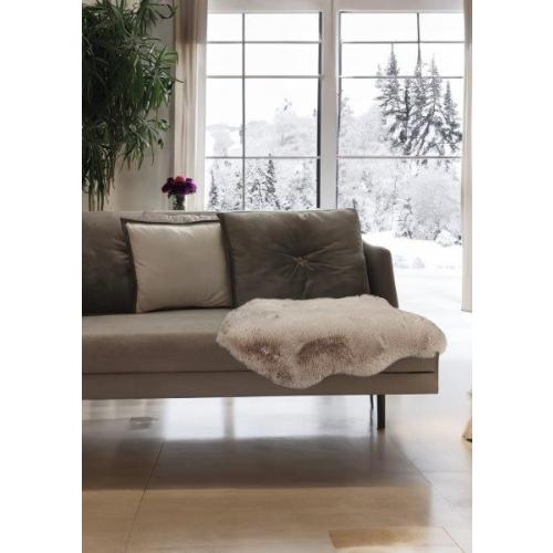 Kunstfell Flupi; 60 x 90 cm; Taupe