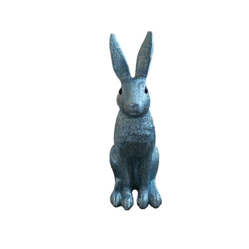 Hase TroupleR; stehend; ca. 35 cm; Farbe: Türkies