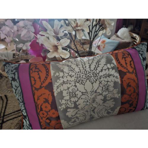 Kissen; LILAC; Farbe_ Türkies/ Orange/Lila