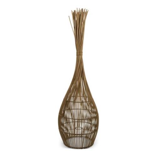 Stehlampe; Rattan