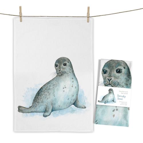 Geschirrtuch Sandy Seal; Maße: ca. 70 x 50 cm