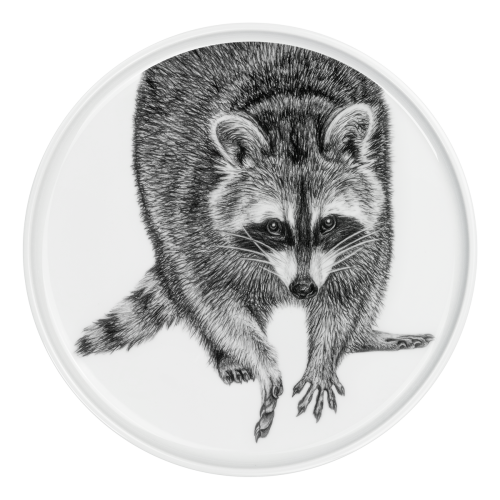Teller Waschbär; 28 cm
