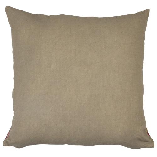 Kissen; Baumwolle; Motiv: Blumenkissen; bestickt; : 60 x 60 cm 