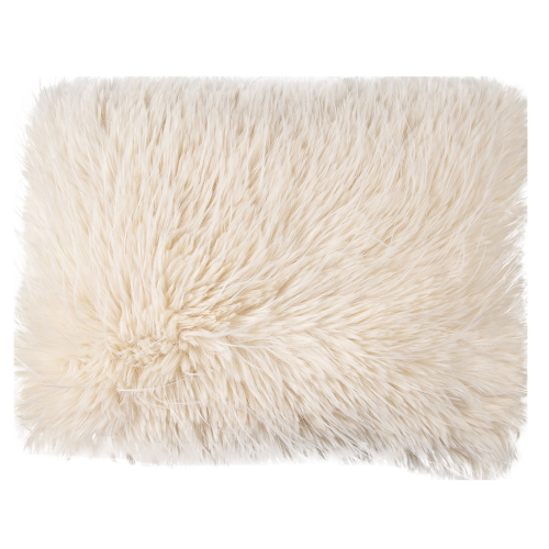 Kissen Teddy; Langhaar; 35 x 45 cm; Farbe: Creme