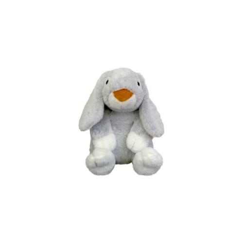 Plüschtier Hase, 30 x 20 cm; Silber