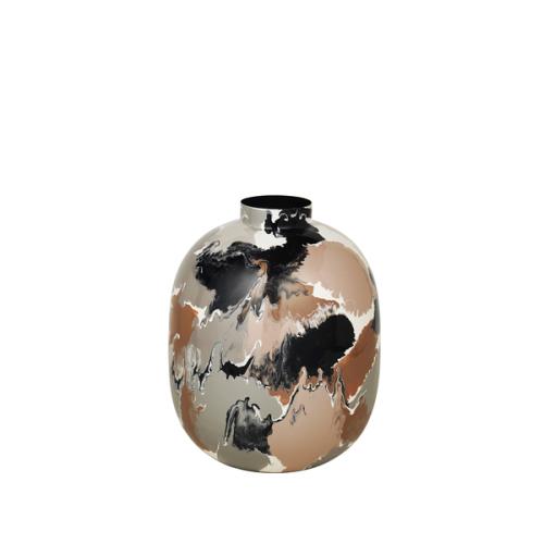 Vase. THYRA, Farben Mix dunkel, Klein; Durchmesser: 25 cm; Höhe: 31 cm