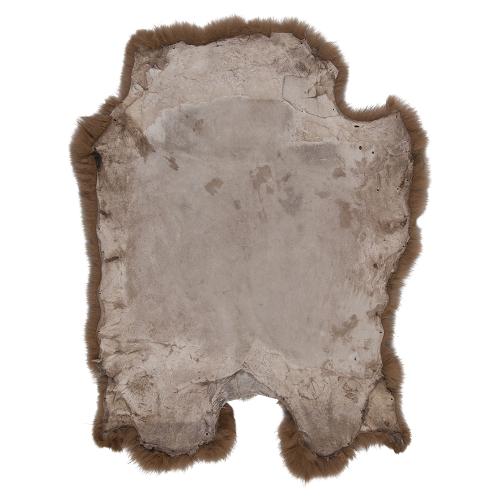 Fell Kaninchen Rost;  40 cm