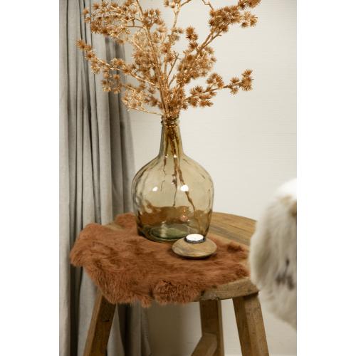 Fell Kaninchen Rost;  40 cm