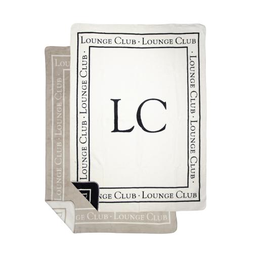 Plaid Lounge Club; 150 x 200 cm; Farbe: Taupe