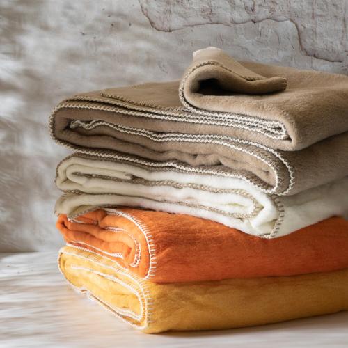 Plaid Uni, Größe: 150 x 200 x 1 cm; Gelb