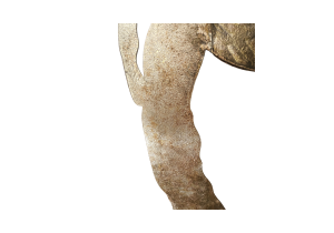 Engel stehend; Höhe: 90 cm; Farbe: Burned Gold