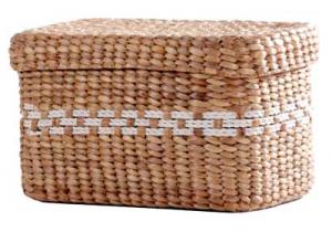 Korb Wasserhyazinthe mit Deckel