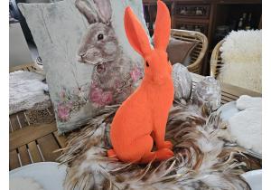 Hase Lovis; stehend; ca. 38 cm; Orange