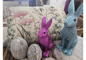 Hase TroupleR; stehend; ca. 26 cm; Farbe: Lila