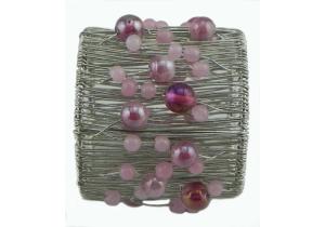 Glasperlen Serviettenringe (6)