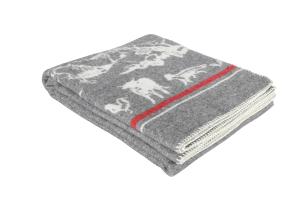 Montagna Decke; 140 x 180 cm; Grau