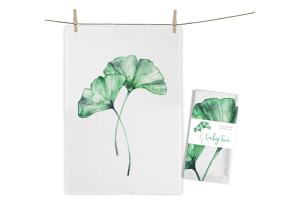 Geschirrtuch Gingko Twin; Maße: ca. 70 x 50 cm