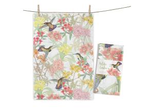 Geschirrtuch Kolibri Garden; Maße: ca. 70 x 50 cm