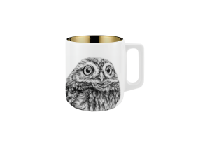 Eule  Rauschgoldengel; 370 ml mit Henkel