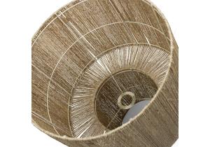 Jute Stehlampe; Höhe 60 cm; Braun