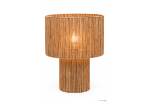 Jute Stehlampe; Höhe 60 cm; Braun