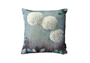 Kissen; Samt; Motiv: Allium; 45 x 45 cm