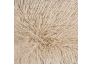 Kissen Teddy; Langhaar; 45 x 45 cm; Farbe: Beige