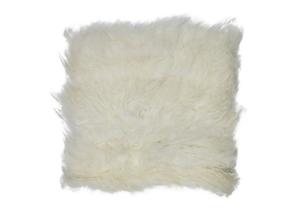 Sitzkissen Schaf, Lockig; 40 x 40 cm, Weiß