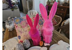Hase Tippsi; stehend; ca. 43 cm; Pink