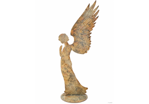 Engel stehend; Höhe: 90 cm; Farbe: Antik Gold