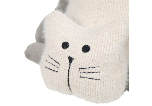 Türstopper Katzenschwanz Ecru , 18 x 15 x 17 cm