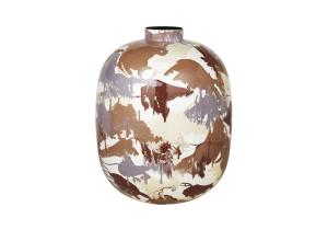 Vase, THYRA, Farben Mix hell, Gross; Durchmesser 40 cm; Höhe 50 cm