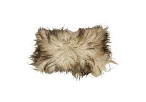 Tibet  Ziegenfellkissen; Langhaar; 30 x 50 cm